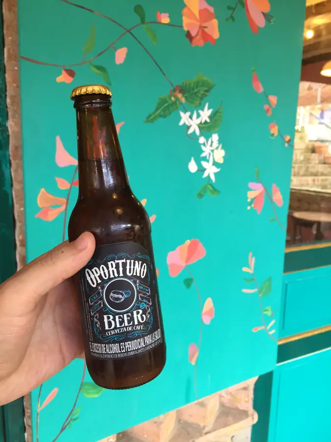 Oportuno Beer, cerveza de café